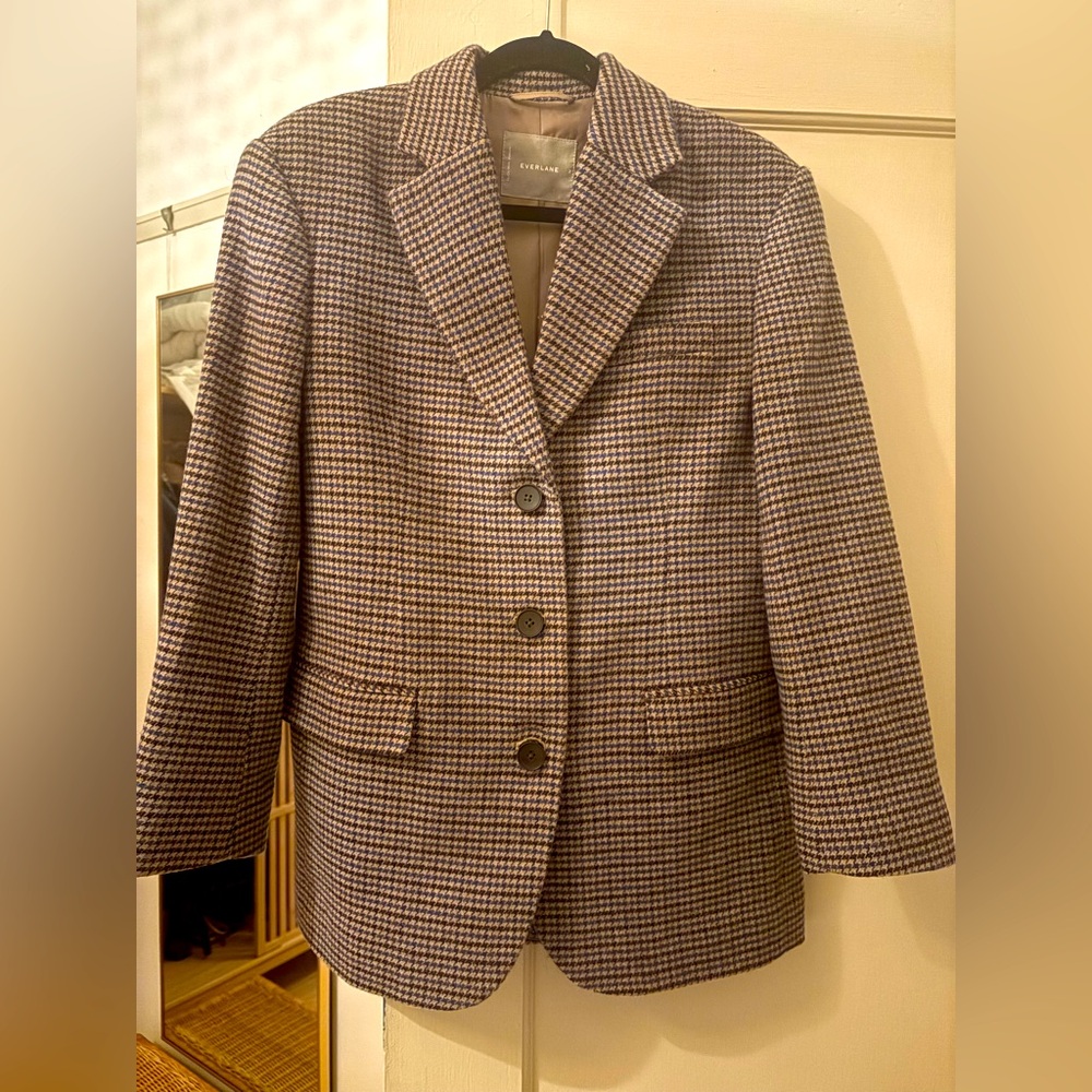Women’s Everlane wool oversized 80s blazer sz 2